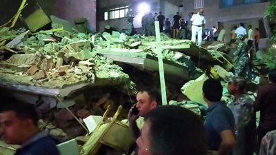 النقابة الفرعية بجنوب القليوبية تعلن الحداد3 أيام على ضحايا حادث عقار شبرا المنهار 