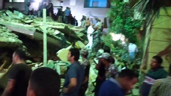 انهيار منزل بشبرا