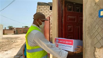 توزيع 2000 كرتونة مواد غذائية للأسر الأولى بالرعاية ضمن مبادرة تحيا مصر بالبحيرة