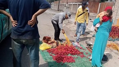 بائعة البلح... غضب علي مواقع التواصل من تعامل إدارة الإشغالات مع سيدة تحمل رضيعها | صور