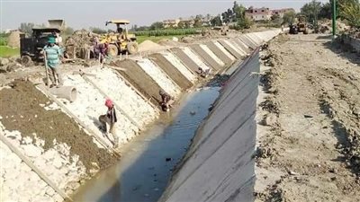 الانتهاء من تبطين 39 ترعة بطول 140 كم بسوهاج ضمن حياة كريمة