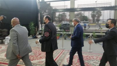 وصول وزير التموين لأداء واجب العزاء فى الحاج محمود العربي