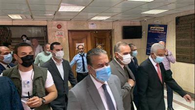 محافظ كفر الشيخ يزور حالتين من مصابي فريق دسوق لكرة السرعة بمستشفى شبين الكوم
