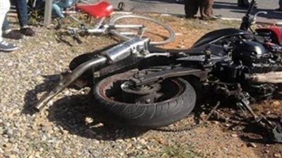 مصرع مُسن وطفلته في تصادم سيارة بـ موتوسيكل بالعاشر من رمضان