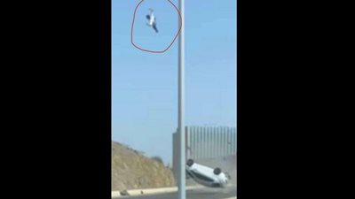 سعودي يخرج من سيارته طائرا إثر تعرضه لحادث ويلقى حتفه