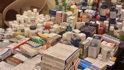 ضبط مخزن أدوية غير مرخص في عين شمس