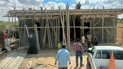 حملة مكبرة لإزالة التعديات على أراضي أملاك الدولة ببرج العرب