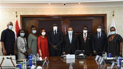 شعراوي يبحث مع وفد حكومي ناميبي والأغذية العالمي تبادل الخبرات في مجالات التعاون المشترك