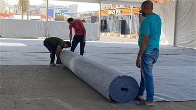 استعدادات مكثفة لـ افتتاح معرض صنع في بورسعيد | صور