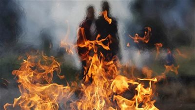 لاتهامه بمحاولة التعدي جنسيًا على ابنته.. حرق أب على يد زوجته ونجلته بالجيزة