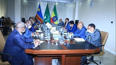 خلال زيارته إثيوبيا.. وزير خارجية الكونغو يقدم مقترحًا جديدًا لاستئناف مفاوضات سد النهضة | صور