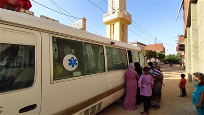 مستشفى الأسقفية بالسادات: بدء أولى القوافل الطبية بـ الكيلو 84 بطريق إسكندرية الصحراوي