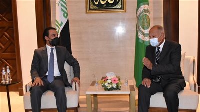 أبو الغيط يستقبل رئيس مجلس النواب العراقي