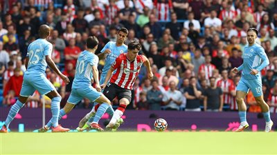 التعادل السلبي يحسم مواجهة مانشستر سيتي وساوثهامبتون في الدوري الإنجليزي | صور