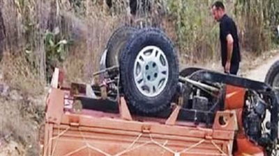 إصابة 3 أشخاص في حادث تصادم دراجتين نارية بالمنيا