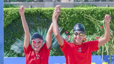 بلغاريا تتصدر منافسات السباحة للتتابع المختلط ببطولة العالم للخماسي الحديث 