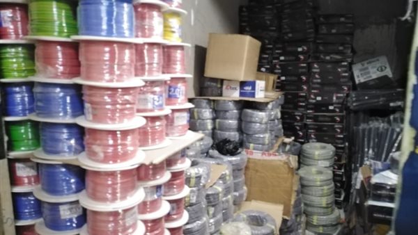 جانب من المضبوطات