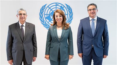 غادة والي تستقبل وزير الكهرباء والطاقة المتجددة لـ بحث سبل التعاون