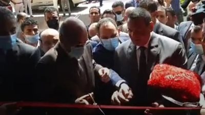 وزير العدل يفتتح مجمع محاكم شمال دمنهور الجديد