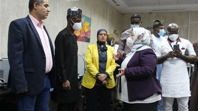 وفد نيجيري يتفقد أقسام المعمل المركزي لـ تحليل متبقيات المبيدات |صور