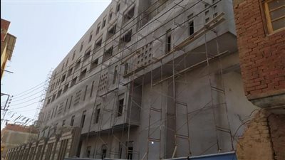 انتهاء تنفيذ 75٪ من الأعمال الإنشائية لمستشفي بيلا المركزي| صور