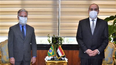 سفير البرازيل: نتطلع لتنفيذ مشروعات بمجال الطيران بالتعاون مع مصر | صور