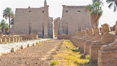 وزير السياحة: تزويد طريق الكباش بلوحات إرشادية مصممة بمواد مقاومة لأشعة الشمس