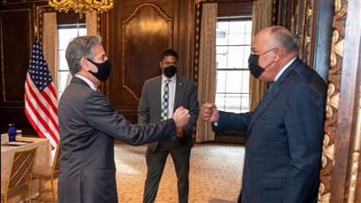 وزير خارجية أمريكا عن لقائه سامح شكري: أجرينا حوارا استراتيجيا لتعزيز علاقتنا | صور