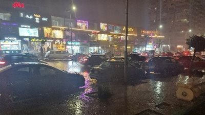 سقوط أمطار غزيرة علي محافظة بورسعيد | صور وفيديو