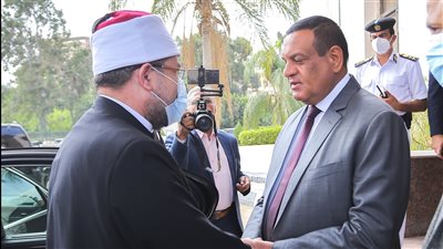 محافظ البحيرة يستقبل وزير الأوقاف ومفتي الجمهورية