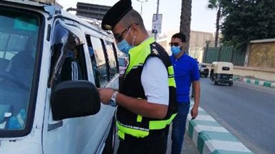 ضبط 9574 شخصا لعدم الالتزام بارتداء الكمامات الواقية خلال 24 ساعة