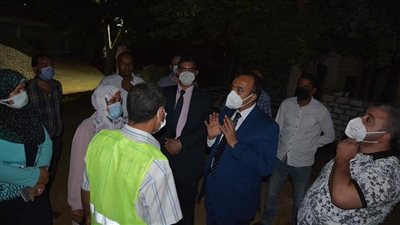نائب محافظ المنيا يتابع أعمال مبادرة حياة كريمة بقرية المعصرة بملوي
