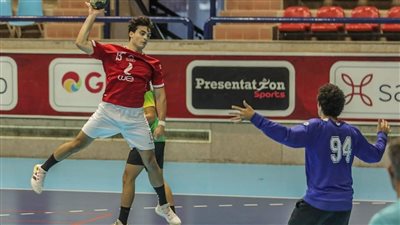 يد الأهلي يفوز على الجزيرة في بطولة الدوري