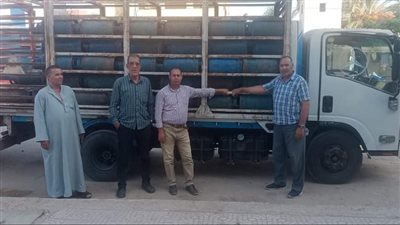 ضبط 231 أسطوانة غاز مدعمة خلال حملة تموينية في الفيوم