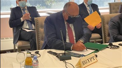 وزير الخارجية يؤكد ضرورة عقد الانتخابات الليبية في موعدها لتثبيت الاستقرار | صور