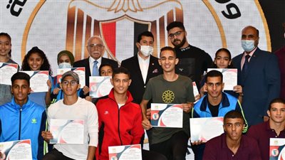 وزير الرياضة يكرم المتميزين من المشروع القومي للموهبة والبطل الأوليمبي