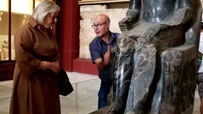 المتحف المصري بالتحرير يستقبل وزيرة الهجرة الهولندية