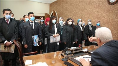 المحامين تعقد جلسة حلف اليمين القانونية لـ 6 نقابات فرعية | صور 