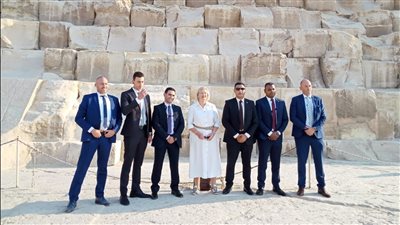 منطقة أهرامات الجيزة تستقبل وزيرة الدولة الهولندية للهجرة | صور 