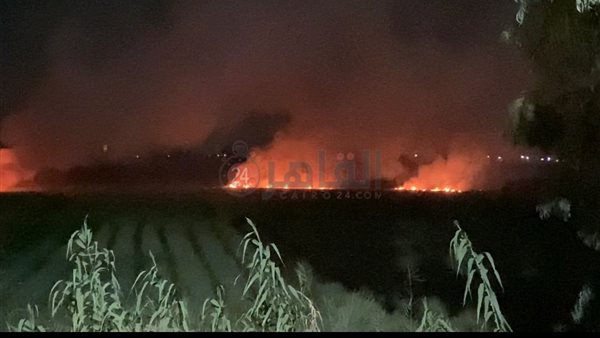 حرائق هائلة لمخلفات