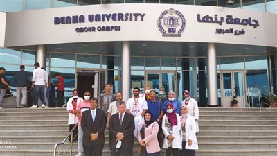 جامعة بنها تنظم قافلة طبية في مدينة العبور 