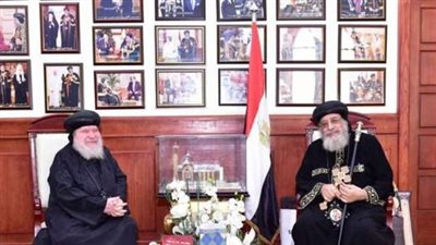 الأنبا باخوم أسقف سوهاج مشرفًا على إيبارشية أسوان بعد وفاة الأنبا هدرا