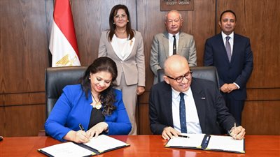 وزيرة التخطيط تشهد توقيع مذكرة تفاهم بين مشروع رواد 2030 ومؤسسة جميناي إفريقيا