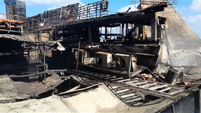 ماس كهربائي.. المعاينة الأولية تكشف أسباب حريق مطاعم جليم بالإسكندرية │ صور 