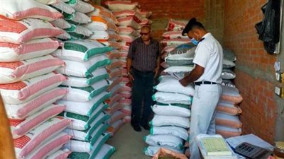 ضبط 5 طن أعلاف مجهولة المصدر بالقليوبية 