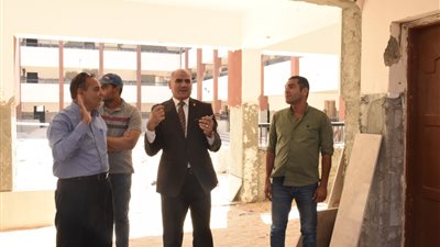 تنفيذ 70% من التشطيبات النهائية بـ كليتي العلوم والتربية بجامعة الأقصر