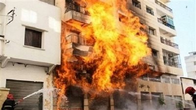 مصرع سيدة وحفيدها في حريق منزل بسبب ماس كهربائي بـ كفر الشيخ