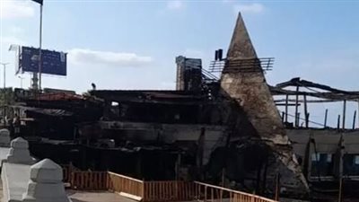 بسبب ماس كهربائي.. خسائر كبيرة في حريق مطاعم جليم بالإسكندرية