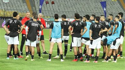 منتخب مصر يختتم تدريباته قبل مواجهة ليبيريا 