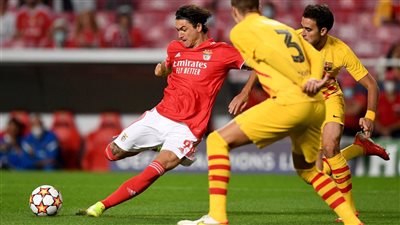 من هو داروين نونيز نجم بنفيكا أمام برشلونة في دوري أبطال أوروبا؟